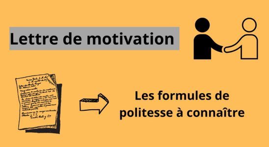 Lettre de motivation formules de politesse